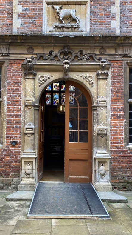 Blickling Hall ramp and doorway entrance